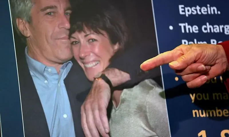 Acting US Attorney for the Southern District of New York, Audrey Strauss, announces charges against Ghislaine Maxwell during a July 2, 2020, press conference in New York City. - Maxwell, the former girlfriend of late financier Jeffrey Epstein, was arrested in the United States on July 2, 2020, by FBI officers investigating his sex crimes, multiple US media outlets reported. (Photo by Johannes EISELE / AFP) (Photo by JOHANNES EISELE/AFP via Getty Images)