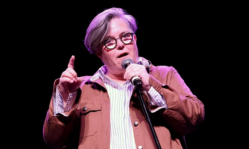 LOS ANGELES, CALIFORNIA - JULY 16: Rosie O'Donnell performs onstage during FRIENDLY HOUSE LA Comedy Benefit, hosted by Rosie O'Donnell, at The Fonda Theatre on July 16, 2022 in Los Angeles, California. (Photo by Amy Sussman/Getty Images)
