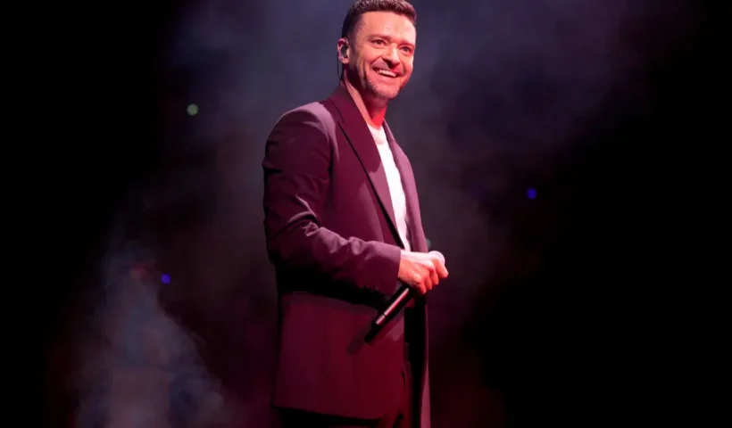 NEWARK, NEW JERSEY - SEPTEMBER 28: Justin Timberlake performs onstage during Audacy's 11th Annual We Can Survive at Prudential Center on September 28, 2024 in Newark, New Jersey. (Photo by Manny Carabel/Getty Images for Audacy)