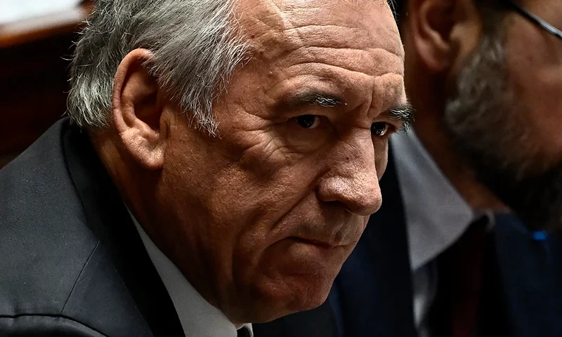 France's Prime Minister Francois Bayrou attends a session of questions to the government at the National Assembly, France's lower house parliament, in Paris on February 5, 2025. (Photo by JULIEN DE ROSA / AFP) (Photo by JULIEN DE ROSA/AFP via Getty Images)