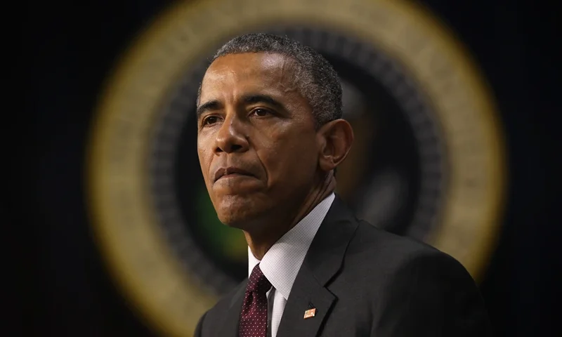WASHINGTON, DC - MAY 11: U.S. President Barack Obama pauses as he speaks during an event to recognize emerging global entrepreneurs May 11, 2015 at the South Court Auditorium of Eisenhower Executive Office Building in Washington, DC. Entrepreneurs from across the U.S. and around the world participated, ahead of President Obamas travel to the Global Entrepreneurship Summit in Kenya this summer, in the event which focused on investing in women and young entrepreneurs. (Photo by Alex Wong/Getty Images)