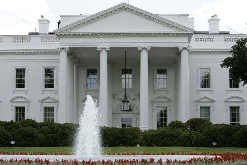 WASHINGTON - MAY 31: The exterior view of the north side of the White House is seen May 31, 2005 in Washington, DC. Vanity Fair Magazine reported that former FBI official W. Mark Felt claimed himself was ?Deep Throat,? the anonymous source who provided information to Washington Post reporter Bob Woodward?s famous Watergate investigation report that led to the former President Richard Nixon's resignation. (Photo by Alex Wong/Getty Images)