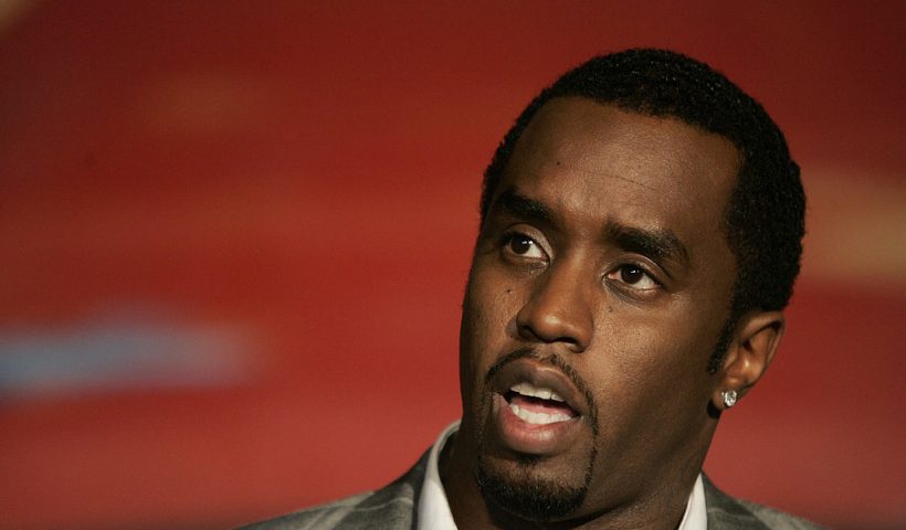 Sean "Diddy" Combs speaks at press conference, 24 October 2007, announcing an alliance with Ciroc Vodka in New York. Sean Combs Enterprises will make branding decisions for Ciroc and will share in future profits from the vodka made by Diageo. AFP PHOTO/Stan HONDA (Photo credit should read STAN HONDA/AFP via Getty Images)