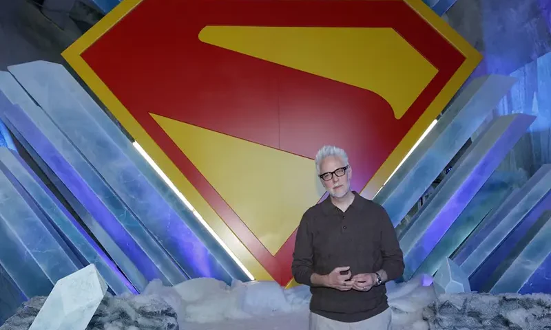 Director James Gunn poses at a photo call for the film Superman in Culver City, California, U.S., June 28, 2025. REUTERS/Mario Anzuoni/File Photo