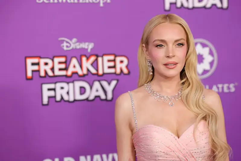 Lindsay Lohan attends the premiere for the film "Freakier Friday", in Los Angeles, California, U.S., July 22, 2025. REUTERS/Mario Anzuoni/File Photo