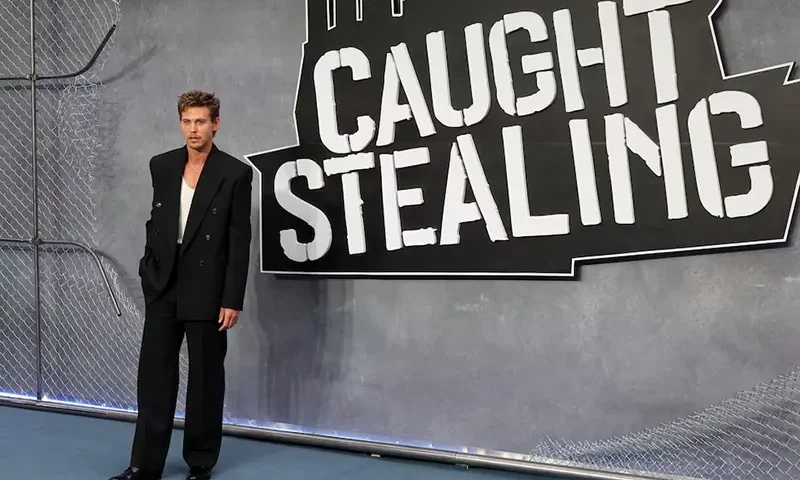 Cast member Austin Butler attends the UK Gala Screening of "Caught Stealing" at the Odeon Luxe Leicester Square, in London, Britain August 19, 2025. REUTERS/Katie Collins