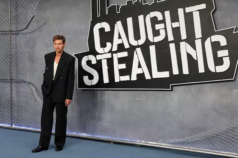 Cast member Austin Butler attends the UK Gala Screening of "Caught Stealing" at the Odeon Luxe Leicester Square, in London, Britain August 19, 2025. REUTERS/Katie Collins