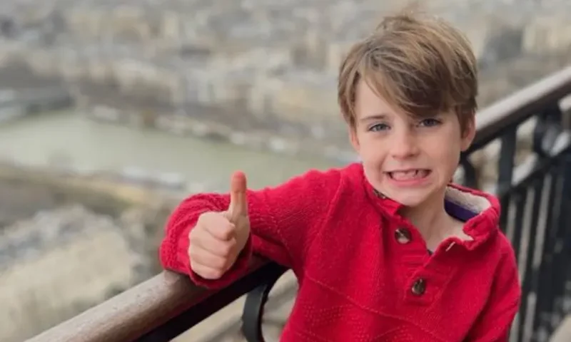 Fletcher Merkel, age 8, was one of the two people killed in Wednesday’s shooting, which also injured 18 as shots broke out during a morning Mass service (Merkel Family)