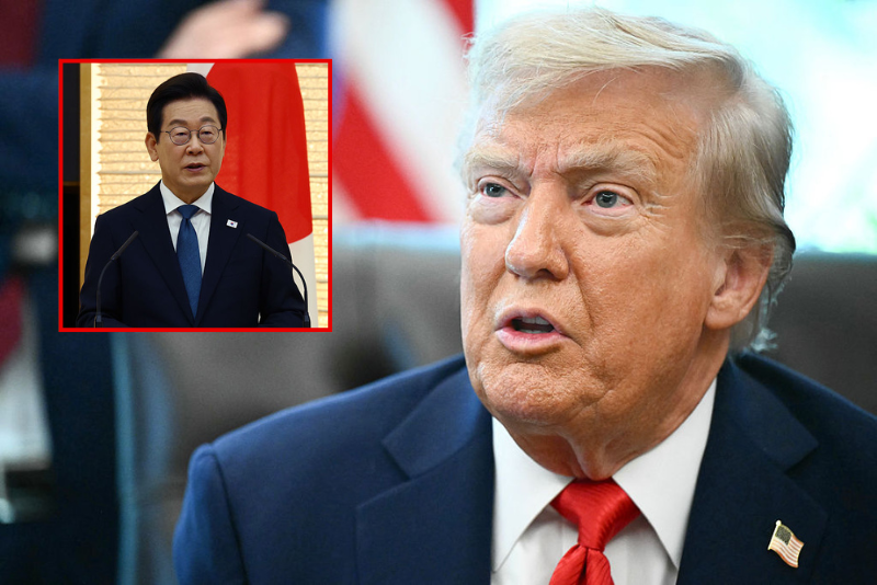 US President Donald Trump speaks to the press after signing an executive order that aims to end cashless bail, in the Oval Office of the White House in Washington, DC on August 25, 2025. (Photo by Mandel NGAN / AFP) (Photo by MANDEL NGAN/AFP via Getty Images) / TOKYO, JAPAN - AUGUST 23: South Korean President Lee Jae Myung speaks during a joint press conference with Japanese Prime Minister Shigeru Ishiba at the Prime Minister's office on August 23, 2025 in Tokyo, Japan. Lee Jae Myung is making his first official visit to Japan as South Korean President, to strengthen the bilateral relationship ahead of his trip to the United States. (Photo by Kim Kyung-Hoon - Pool/Getty Images)