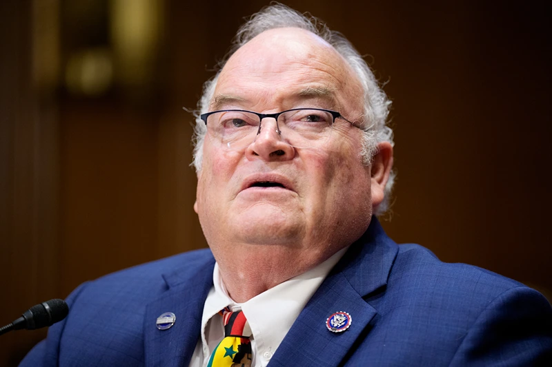 Former Rep. Billy Long (R-MO), U.S. President Donald Trump's nominee to be Internal Revenue Service Commissioner, speaks during a Senate Finance Committee nomination hearing on Capitol Hill on May 20, 2025 in Washington, DC. The IRS has had four acting commissioners since U.S. President Donald Trump took office in January. (Photo by Andrew Harnik/Getty Images)