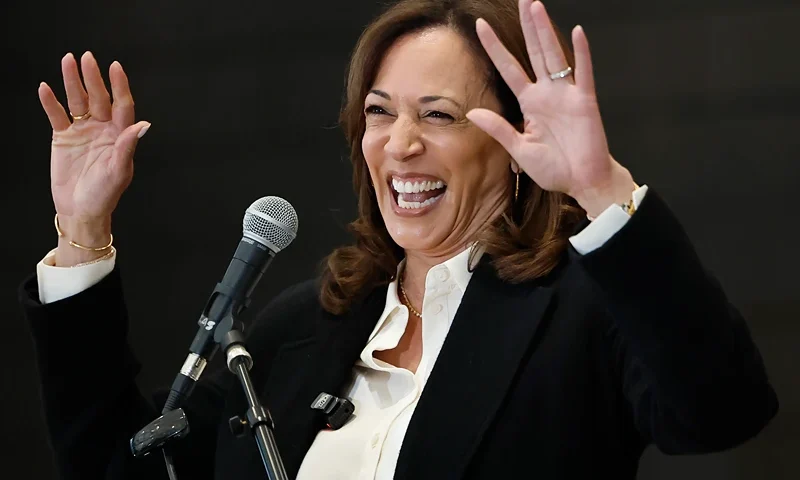 LOS ANGELES, CALIFORNIA - JUNE 06: Former Vice President Kamala Harris speaks at the State of the People POWER Tour opening ceremony on June 6, 2025 in Los Angeles, California. The ten city State of the People POWER Tour is a national campaign aimed at ‘uniting Black communities through healing, direct relief, and power building.’ (Photo by Mario Tama/Getty Images)