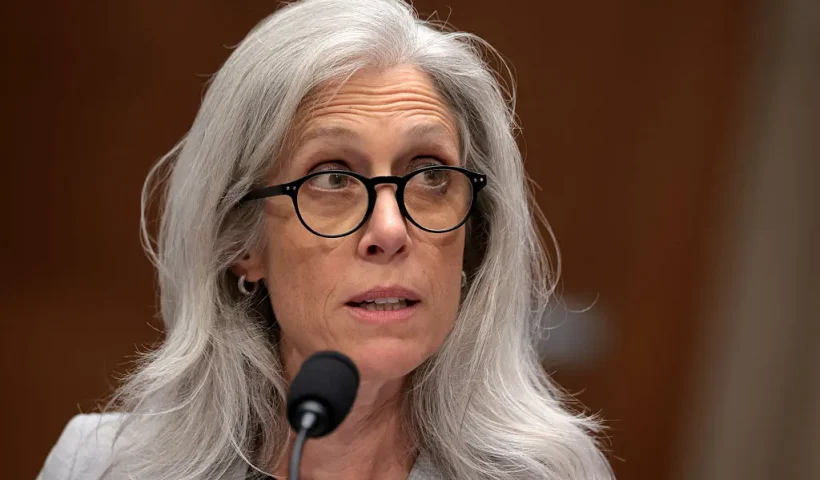 WASHINGTON, DC - JUNE 25: Susan Monarez, President Donald Trump’s nominee to be the Director of the Centers for Disease Control and Prevention (CDC), testifies during her confirmation hearing before the Senate Committee on Health, Education, Labor, and Pensions in the Dirksen Senate Office Building on June 25, 2025 in Washington, DC. Monarez is a health scientist with a Ph.D. in microbiology and immunology who previously served as the Deputy Director of the Advanced Research Projects Agency for Health. (Photo by Kayla Bartkowski/Getty Images)