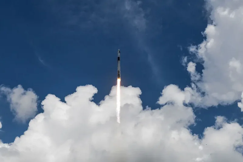 A SpaceX Falcon 9 rocket with the Crew Dragon capsule Endeavour carrying the Crew-11 mission lifts off from Launch Complex 39A at NASA's Kennedy Space Center in Florida on August 1, 2025. NASA and SpaceX launched a four-member crew to the International Space Station (ISS) on Friday for the latest research expedition to the orbiting laboratory. American astronauts Zena Cardman and Mike Fincke, Japan's Kimiya Yui, and Roscosmos cosmonaut Oleg Platonov lifted off at 11:43 am aboard a SpaceX Crew Dragon capsule mounted on a Falcon 9 rocket from Kennedy Space Center in Florida. (Photo by CHANDAN KHANNA / AFP) (Photo by CHANDAN KHANNA/AFP via Getty Images)
