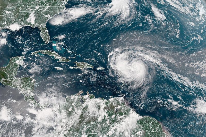 First of the season: Hurricane Erin quickly intensifies