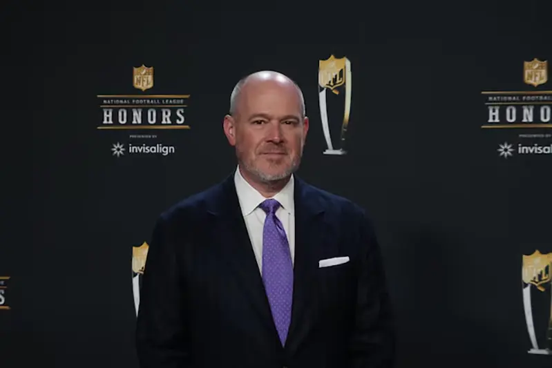 Sports commentator Rich Eisen poses for a photo on the red carpet before the NFL Honors award show at Symphony Hall. Mandatory Credit: Kirby Lee-USA TODAY Sports/File Photo