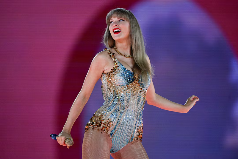 Taylor Swift performs as her record-breaking The Eras Tour comes to an end with the first of her three concerts in Vancouver, British Columbia, Canada December 6, 2024. REUTERS/Jennifer Gauthier/File Photo