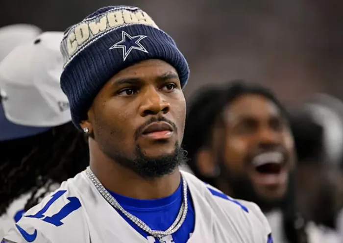 Dallas Cowboys defensive end Micah Parsons (11) looks on before the game between the Dallas Cowboys and the Baltimore Ravens at AT&T Stadium. Mandatory Credit: Jerome Miron-Imagn Images/File Photo