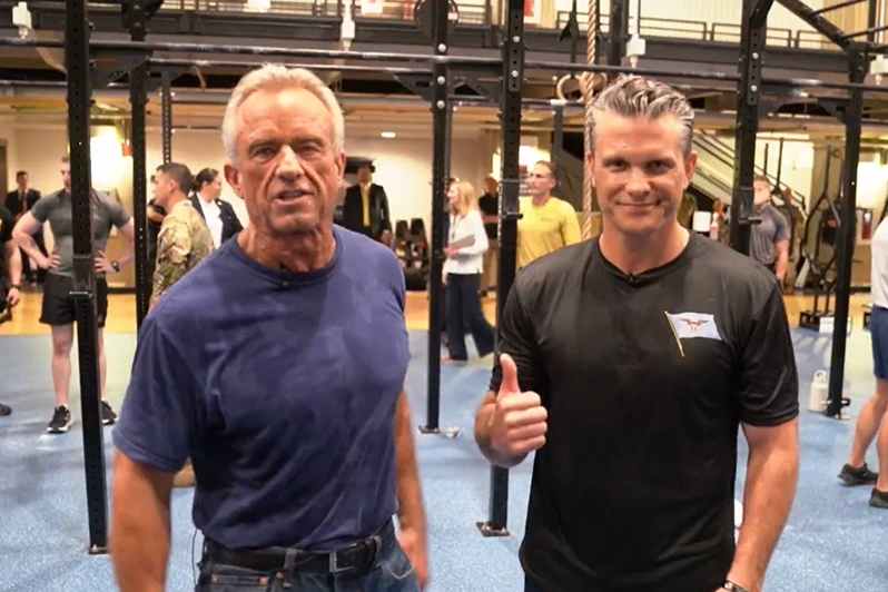 MAHA: RFK Jr. challenges Hegseth to pushup and pullup showdown, promoting a fit and active lifestyle