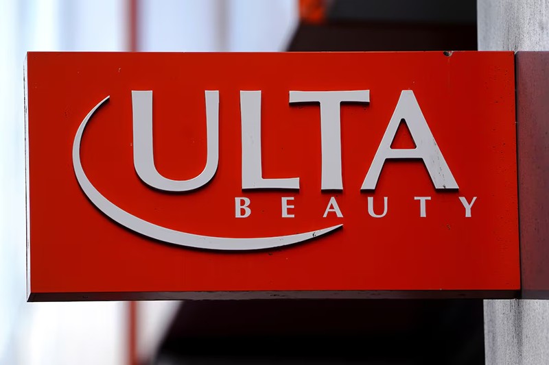 An Ulta Beauty store sign is pictured in the Manhattan borough of New York City, New York, U.S., March 8, 2022. REUTERS/Carlo Allegri/File Photo