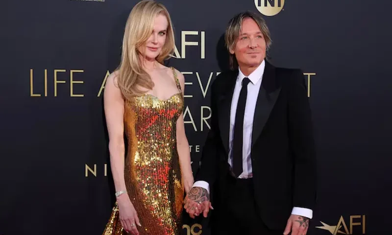 Nicole Kidman and Keith Urban attend the 49th AFI Life Achievement Award Tribute Gala in Los Angeles, California, U.S., April 27, 2024. REUTERS/Mario Anzuoni