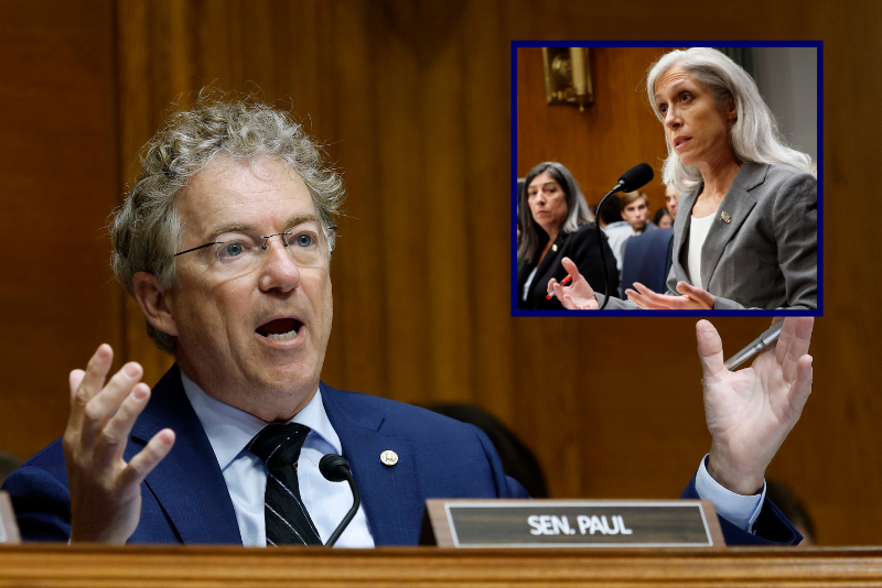 Kentucky Sen. Rand Paul engages in heated exchange with ousted former CDC director