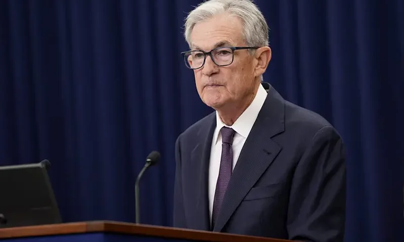 Federal Reserve Chair Jerome Powell attends a press conference following the issuance of the Federal Open Market Committee's statement on interest rate policy, in Washington, D.C., U.S., September 17, 2025. REUTERS/Elizabeth Frantz