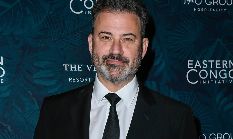 LAS VEGAS, NEVADA - NOVEMBER 17: Jimmy Kimmel attends the 2023 Eastern Congo Initiative Poker and Blackjack Tournament hosted by TAO Group Hospitality at LAVO Restaurant & Nightclub at The Palazzo at The Venetian Resort Las Vegas on November 17, 2023 in Las Vegas, Nevada. (Photo by Mindy Small/Getty Images)