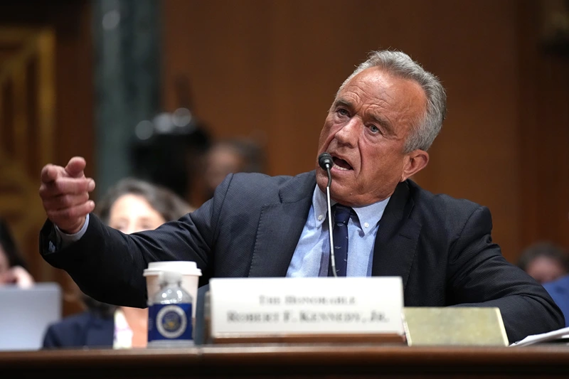 WASHINGTON, DC - SEPTEMBER 04: Health and Human Services Secretary Robert Kennedy Jr. testifies before the Senate Finance Committee at the Dirksen Senate Office Building on September 04, 2025 in Washington, DC. The committee met to hear testimony on President Trump's 2026 health care agenda. (Photo by Andrew Harnik/Getty Images)
