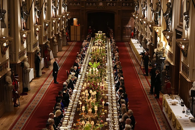 Trump dines with King Charles at lavish Windsor Castle banquet