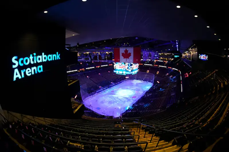 A general view of Scotiabank Arena before a game between the Florida Panthers and Toronto Maple Leafs. Mandatory Credit: John E. Sokolowski-Imagn Images