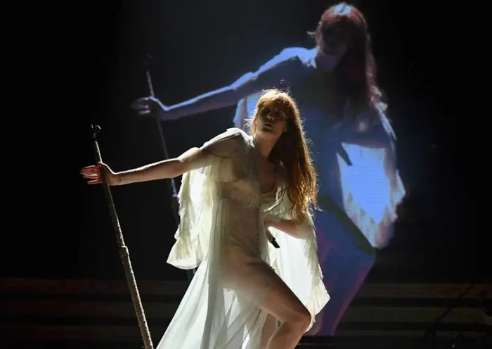 British musician Florence Welch of band Florence + the Machine performs at the 2019 Governors Ball Festival at Randall's Island on June 01, 2019 in New York City. (Photo by ANGELA WEISS/AFP via Getty Images)