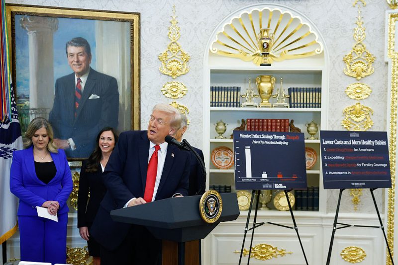 Pres. Trump announces major discounts to IVF, fertility drugs