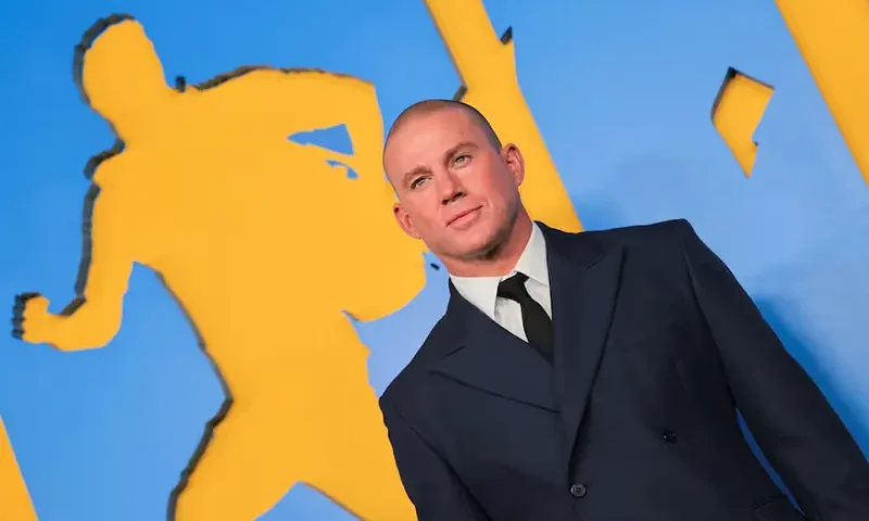 Cast member Channing Tatum attends the film premiere of Roofman at the Paramount Theatre in Los Angeles, California, U.S., September 29, 2025. REUTERS/Etienne Laurent