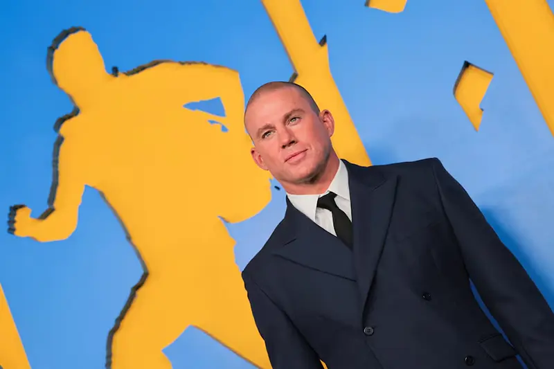 Cast member Channing Tatum attends the film premiere of Roofman at the Paramount Theatre in Los Angeles, California, U.S., September 29, 2025. REUTERS/Etienne Laurent