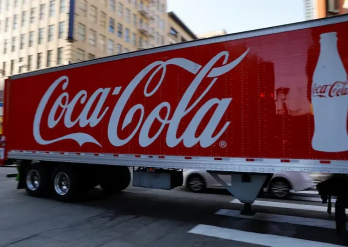 A Coca-Cola truck makes its way through downtown Los Angeles, California, U.S., October 24, 2018. REUTERS/Mike Blake