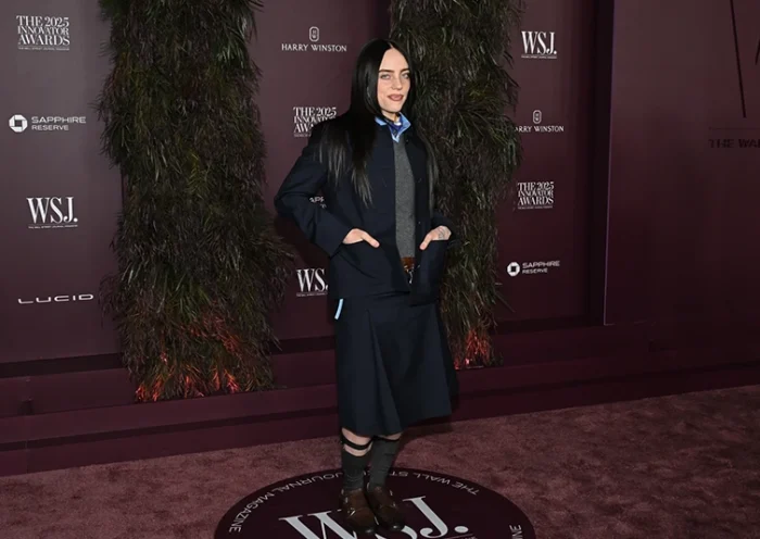 Billie Eilish calls for billionaires to give their money to make the world a better place. The musician was speaking at the Wall Street Journal Innovator Awards where she was honored for her music. (Oct. 31)