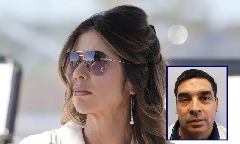 U.S. Homeland Security Secretary Kristi Noem participates in a briefing at the Federal Law Enforcement Training Centers, on November 7, 2025, in North Charleston, South Carolina. (Photo by Alex Brandon-Pool/Getty Images) / Mario Bustamante-Leiva (Metropolitan Police)