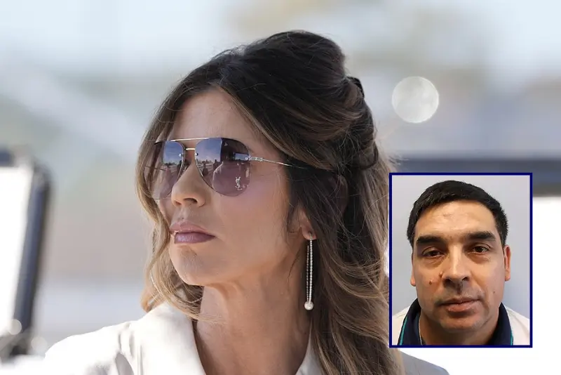 U.S. Homeland Security Secretary Kristi Noem participates in a briefing at the Federal Law Enforcement Training Centers, on November 7, 2025, in North Charleston, South Carolina. (Photo by Alex Brandon-Pool/Getty Images) / Mario Bustamante-Leiva (Metropolitan Police)