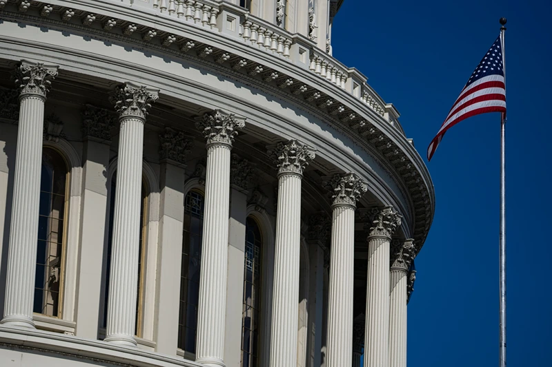 WASHINGTON, DC - SEPTEMBER 9: An exterior view of the U.S. Capitol on September 9, 2024 in Washington, DC. Members of the Senate and U.S. House of Representatives return to the Nation's capitol, following their August recess. (Photo by Kent Nishimura/Getty Images)