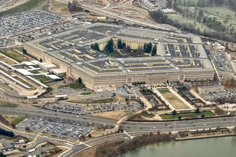 A view of the Pentagon on December 13, 2024, in Washington, DC. Home to the US Defense Department, the Pentagon is one of the world's largest office buildings. (Photo by Daniel SLIM / AFP) (Photo by DANIEL SLIM/AFP via Getty Images)