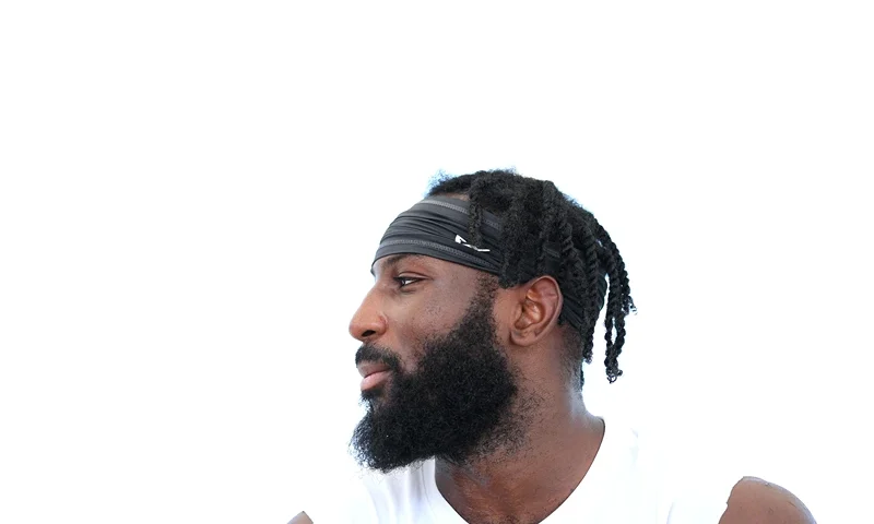 FLORHAM PARK, NEW JERSEY - JULY 28: Kris Boyd #17 of the New York Jets talks to media during training camp at Atlantic Health Jets Training Center on July 28, 2025 in Florham Park, New Jersey. (Photo by Ishika Samant/Getty Images)