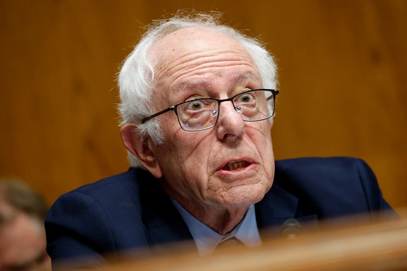 WASHINGTON, DC - SEPTEMBER 17: Ranking member Sen. Bernie Sanders (I-VT) speaks during a hearing with the Senate Committee on Health, Education, Labor, and Pensions in the Dirksen Senate Office Building on September 17, 2025 in Washington, DC. The committee is hearing testimony from fired CDC employees and the implications on children’s health. (Photo by Kevin Dietsch/Getty Images)