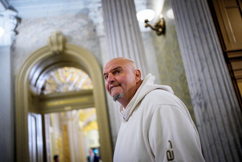 Sen. Fetterman released from hospital with 20 stitches after fall