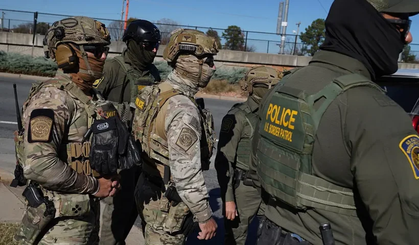 CHARLOTTE, NORTH CAROLINA - NOVEMBER 17: Federal agents search for undocumented immigrants on November 17, 2025 in Charlotte, North Carolina. Federal agents are carrying out "Operation Charlotte's Web," an ongoing immigration enforcement surge across the Charlotte region. (Photo by Ryan Murphy/Getty Images)