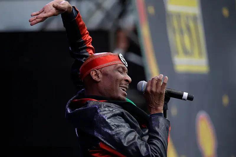 Jimmy Cliff performs at the New Orleans Jazz and Heritage Festival in New Orleans, Friday, May 3, 2013. (AP Photo/Gerald Herbert, File)