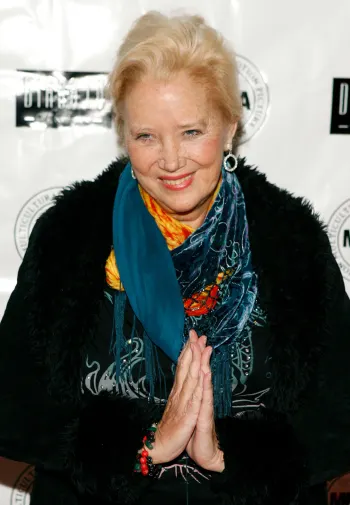 Sally Kirkland arrives at the Multicultural Motion Picture Association annual Oscar week luncheon in Beverly Hills, Calif., on Feb. 22, 2008. (AP Photo/Matt Sayles, File)