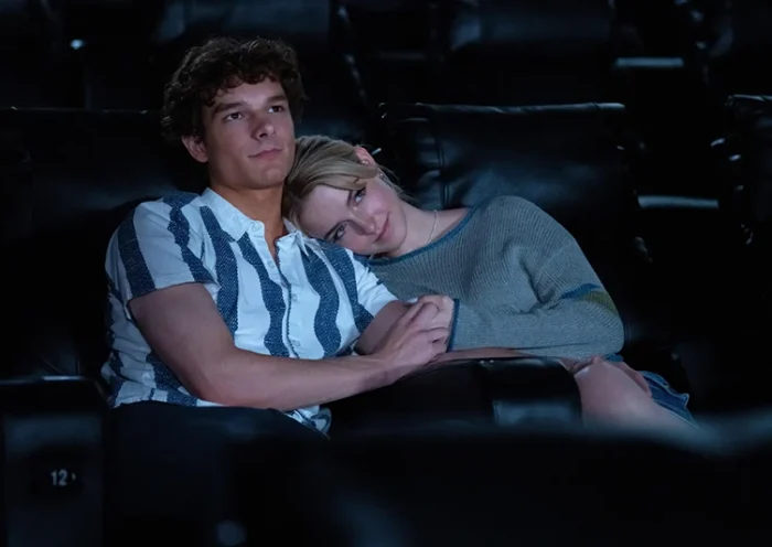 This image released by Paramount Pictures shows Mason Thames, left, and McKenna Grace in a scene from “Regretting You.” (Jessica Miglio/Paramount Pictures via AP)