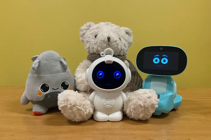 Artificial intelligence-powered toys tested by consumer advocates at PIRG. (Rory Erlich/The Public Interest Network via AP)