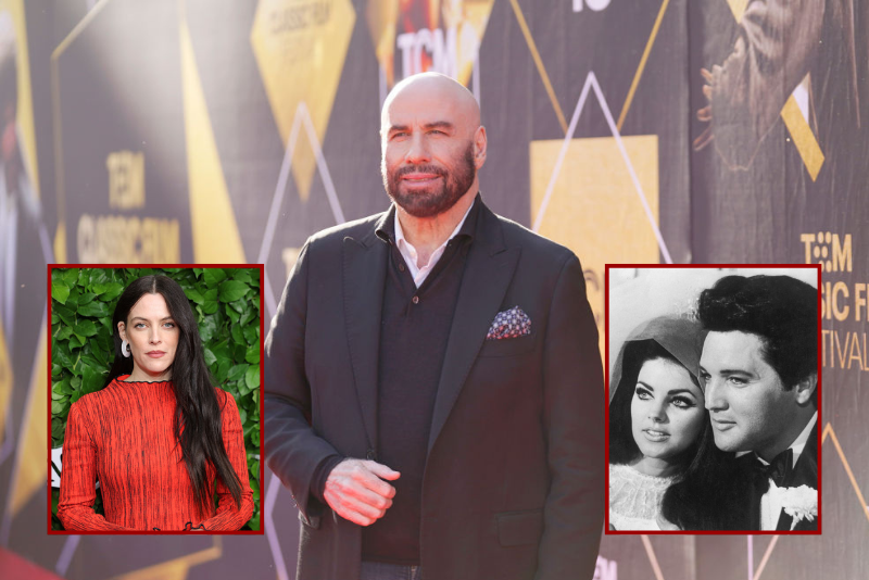 1st May 1967: American rock n' roll singer and actor Elvis Presley (1935 - 1977) with his bride Priscilla Beaulieu after their wedding in Las Vegas. (Photo by Keystone/Getty Images)