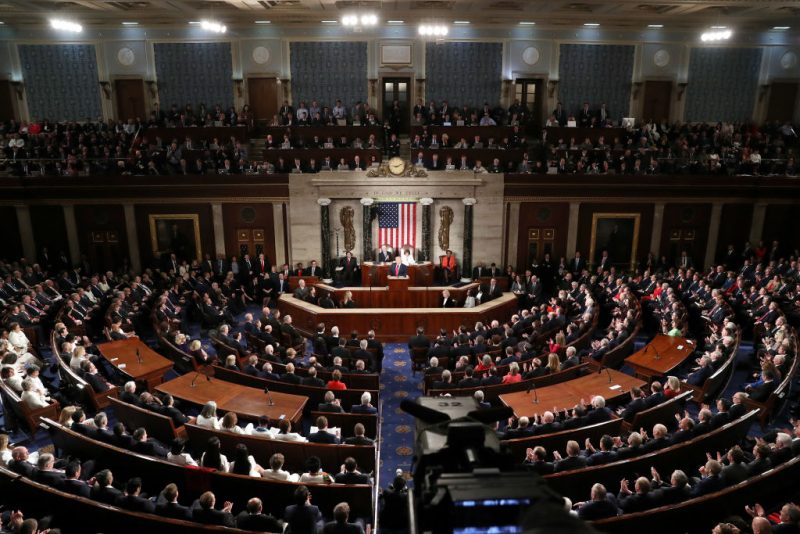 The legislation that authorizes annual Pentagon spending, known as the National Defense Authorization Act (NDAA), moved to the Senate after being passed by the House on December 10, 2025.(Photo by Mark Wilson/Getty Images)